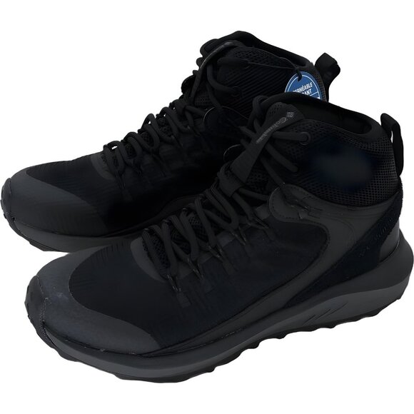 Columbia Trailstorm Peak Mid Men's Hiking Boots Black US 8M EU 41 - Picture 2 of 6